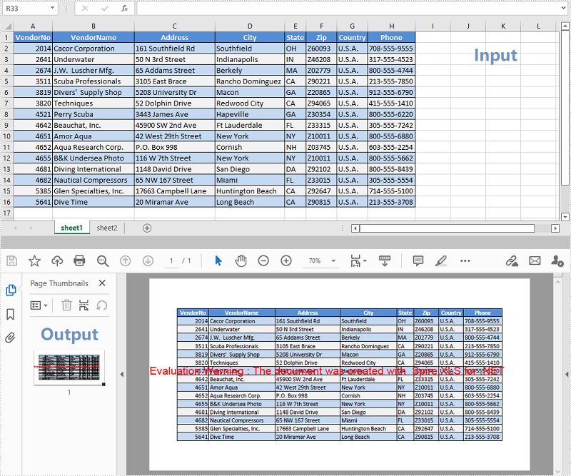 Free Spire.XLS for .NET 7.3.5 full