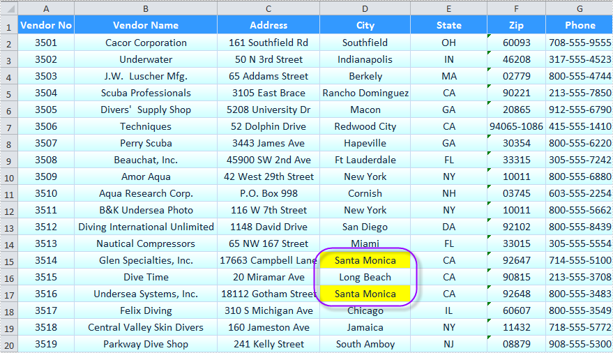 Find and Replace Excel Data