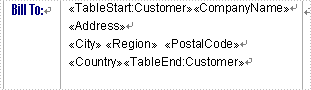 Mail Merge Report