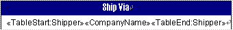 Mail Merge Report