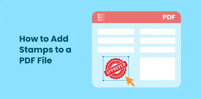 Add stamps to PDF