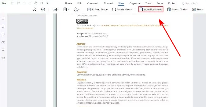 So fügen Sie ein Inhaltsverzeichnis in PDF mit Online-Tools hinzu