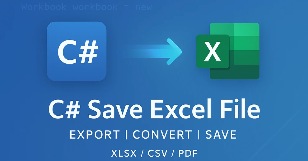 Руководство по сохранению файлов Excel с использованием кода C#