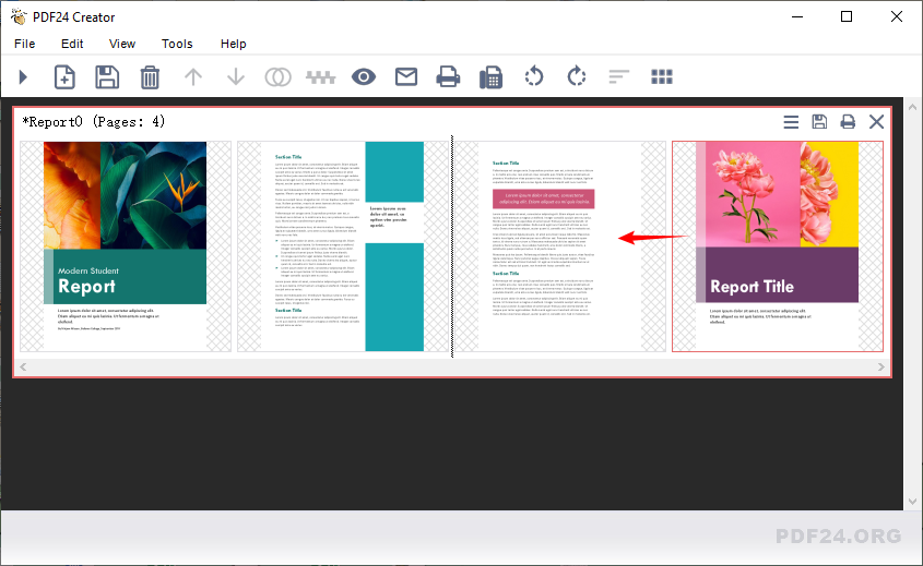PDF 페이지 재정렬을 위한 무료 데스크톱 도구