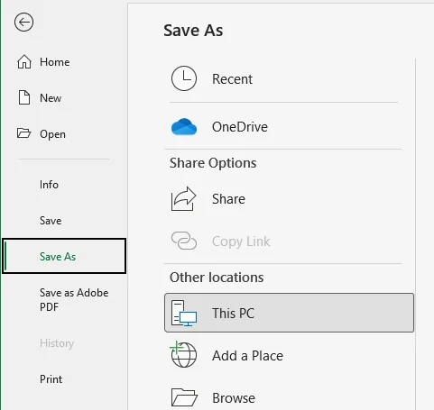 Excel als TXT mit Excel speichern