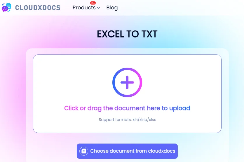 Excel online kostenlos in TXT konvertieren