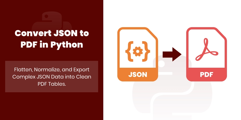Convertir JSON en PDF en Python