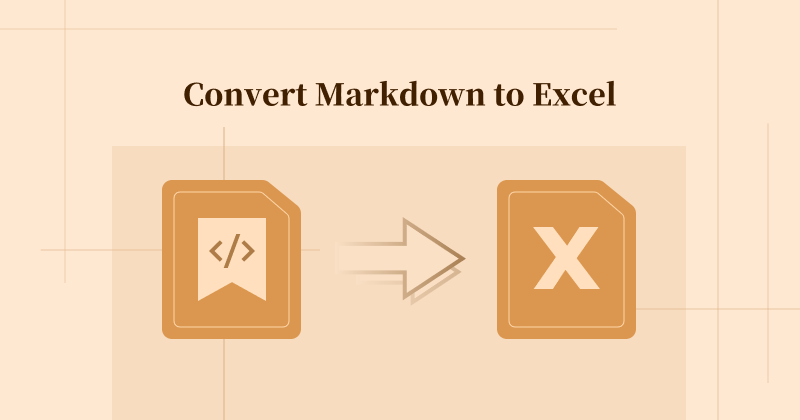 Guide étape par étape montrant comment convertir Markdown en Excel