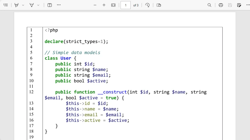 PHP in Python in PDF umwandeln
