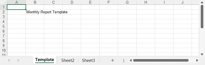 Creating a Blank Excel Template Using Python