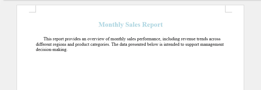 Formatted paragraph in Word document generated with Python