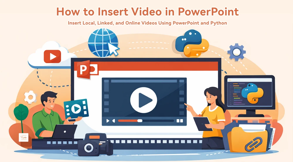 PowerPoint에 비디오를 삽입하는 방법에 대한 튜토리얼