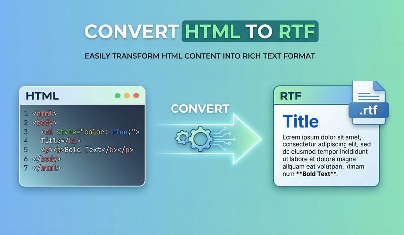 4 бесплатных способа конвертировать HTML в RTF (формат с расширенными возможностями)