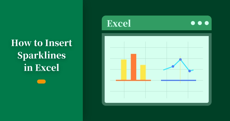 Schritt-für-Schritt-Anleitung zum Einfügen von Sparklines in Excel