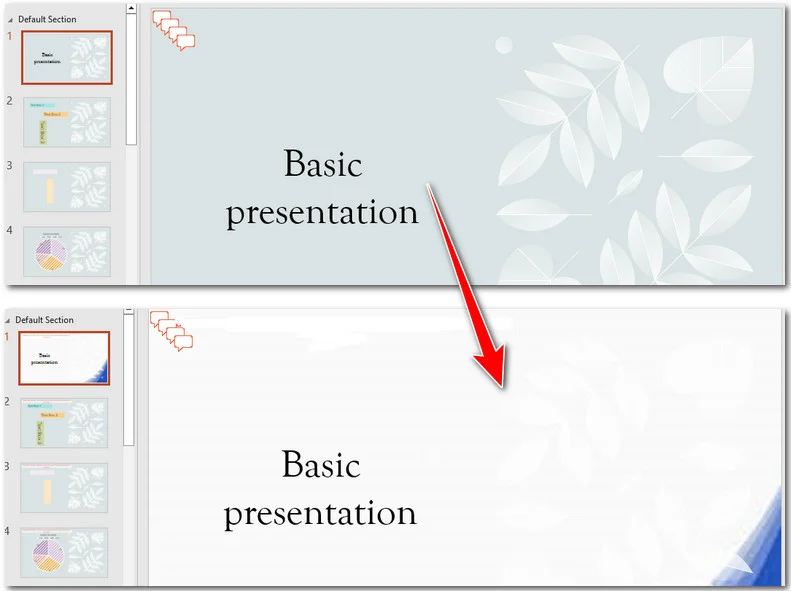 Establecer una imagen de fondo para una diapositiva específica con Python