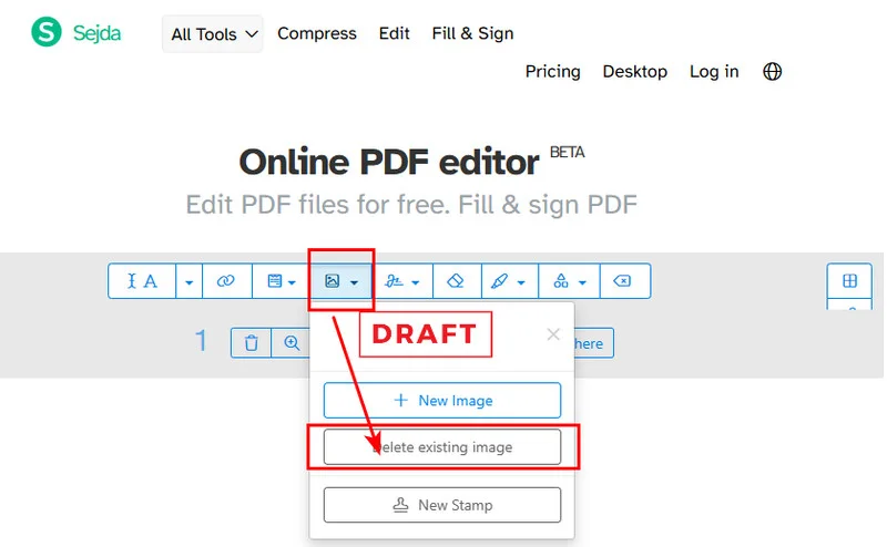 Удаление изображений из PDF с помощью онлайн-инструментов