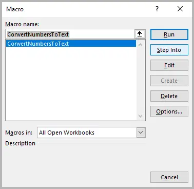 VBA-Makro ausführen