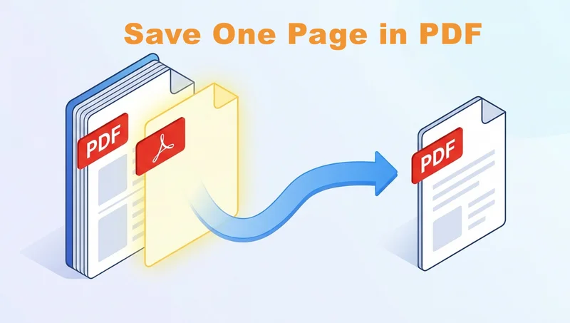 PDF의 한 페이지를 저장하는 네 가지 효과적인 방법