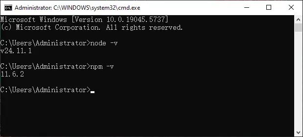 Verify installation