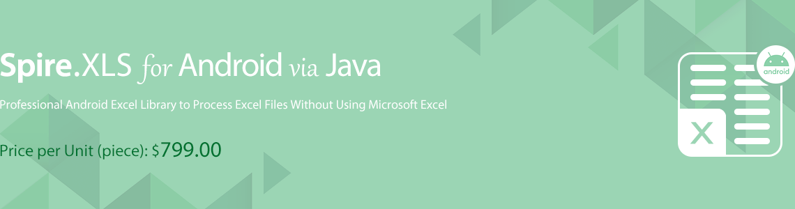 Spire.XLS for Android via Java