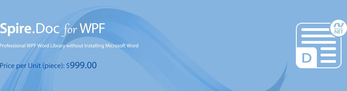 Spire.Doc for WPF